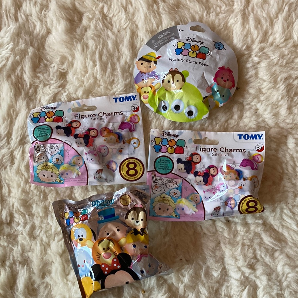 Disney Set of four Unopened TsumTsum Blind Mystery Bags